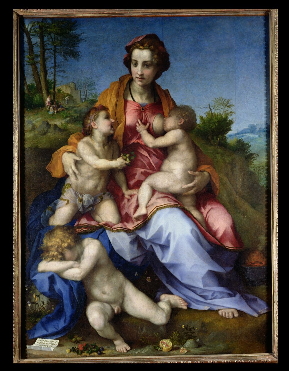 Hyväntekeväisyys, 1518-19 tekijältä Andrea del Sarto
