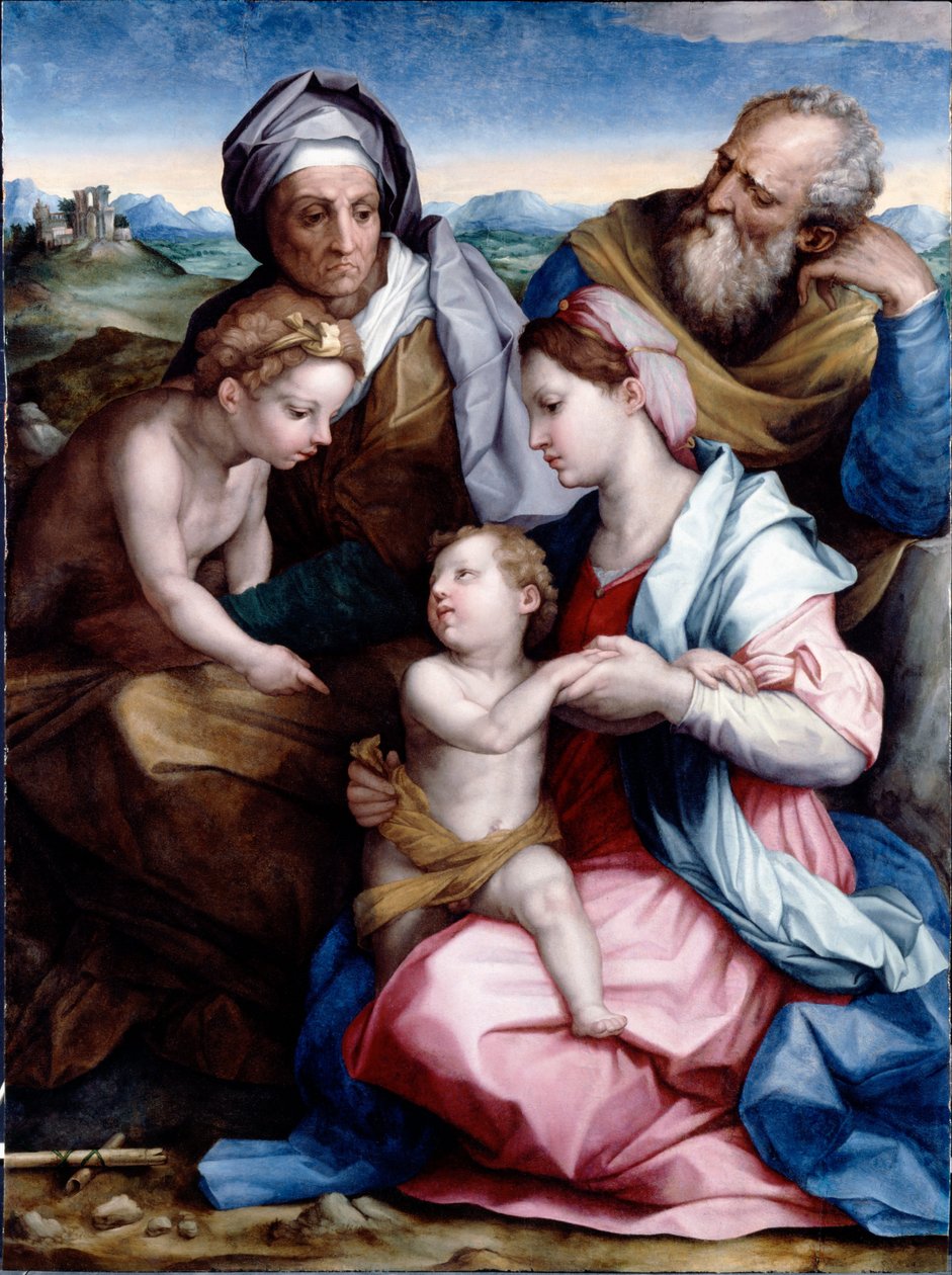 Pyhä perhe tekijältä Andrea del Sarto