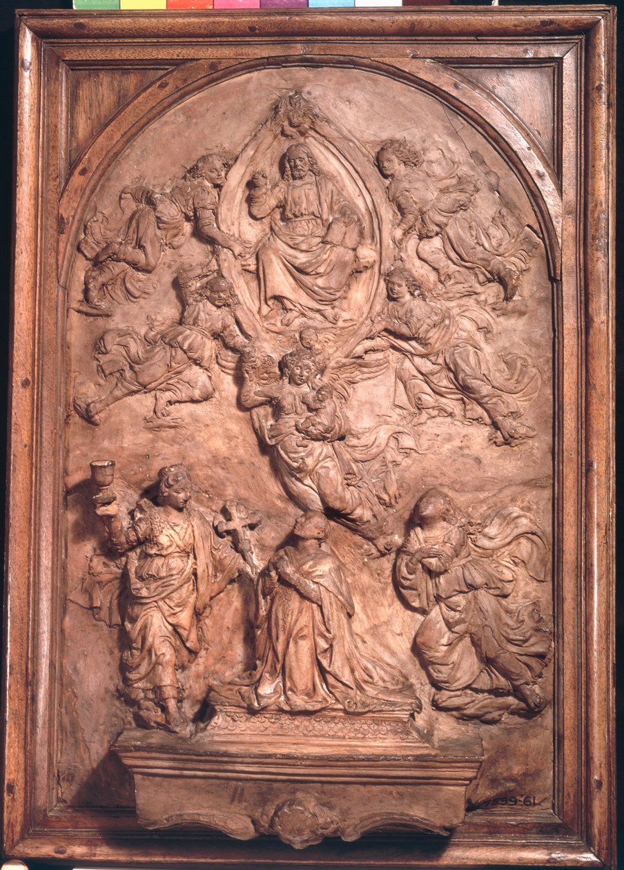 Luonnos Forteguerri Cenotaphille (puu) tekijältä Andrea del Verrocchio