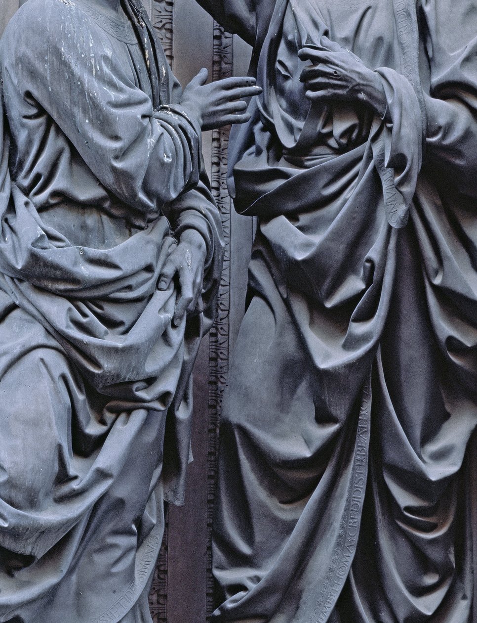 Epäilevä Tuomas -pronssi, kuva 237841, yksityiskohdat tekijältä Andrea del Verrocchio