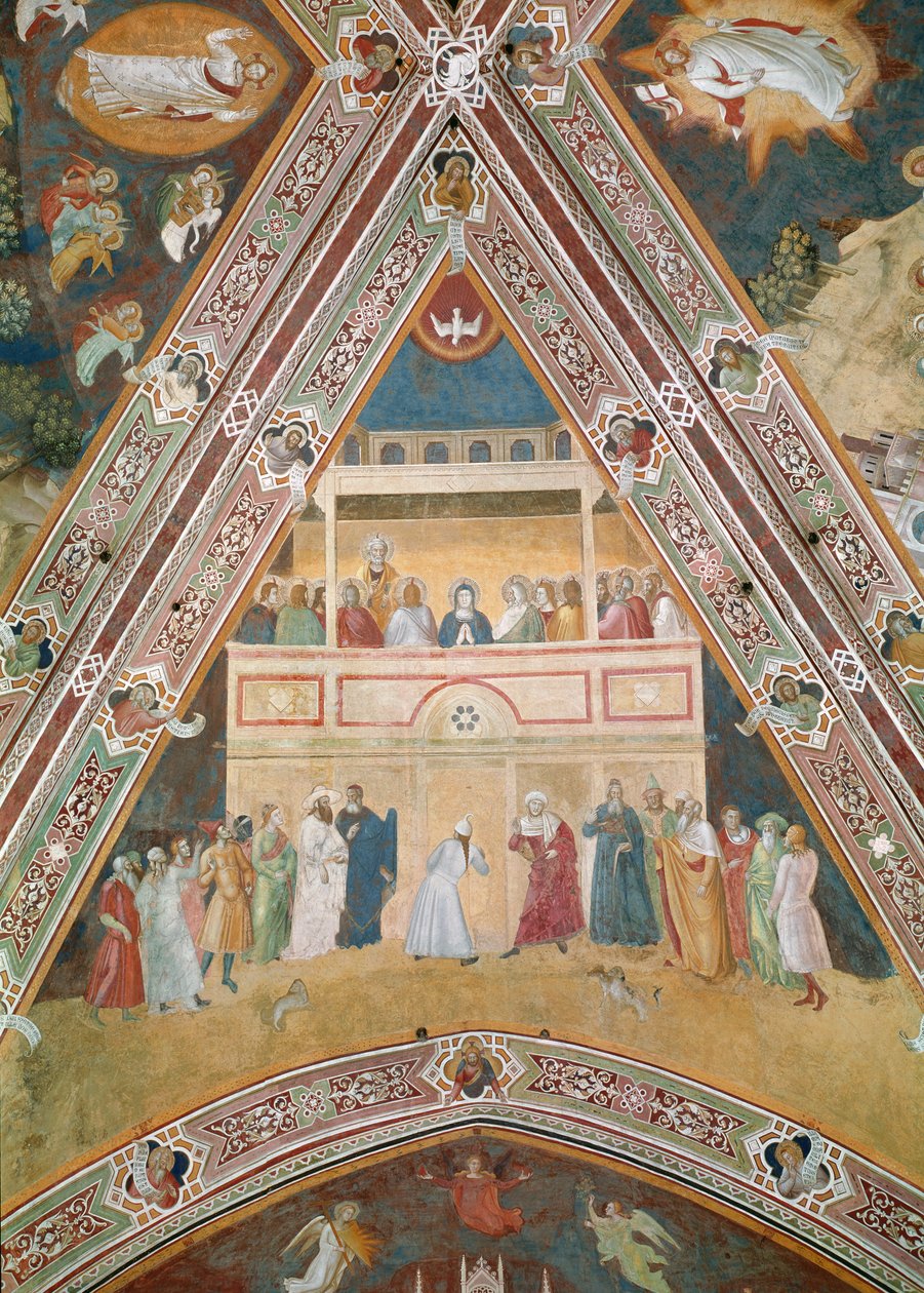 Helluntai, n. 1366-1368 tekijältä Andrea di Bonaiuto
