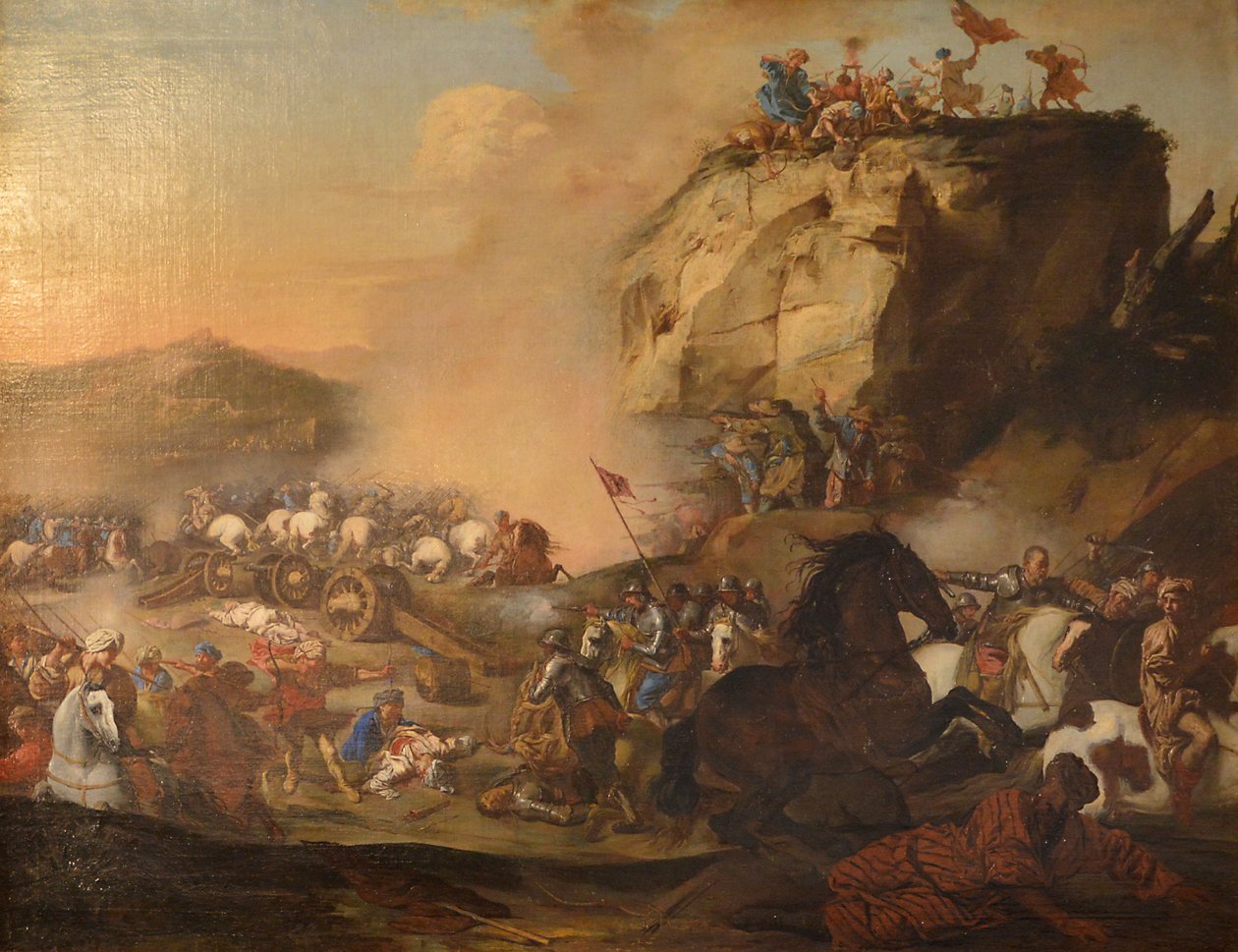 Bataille contre les Turcs tekijältä Andrea di Leone