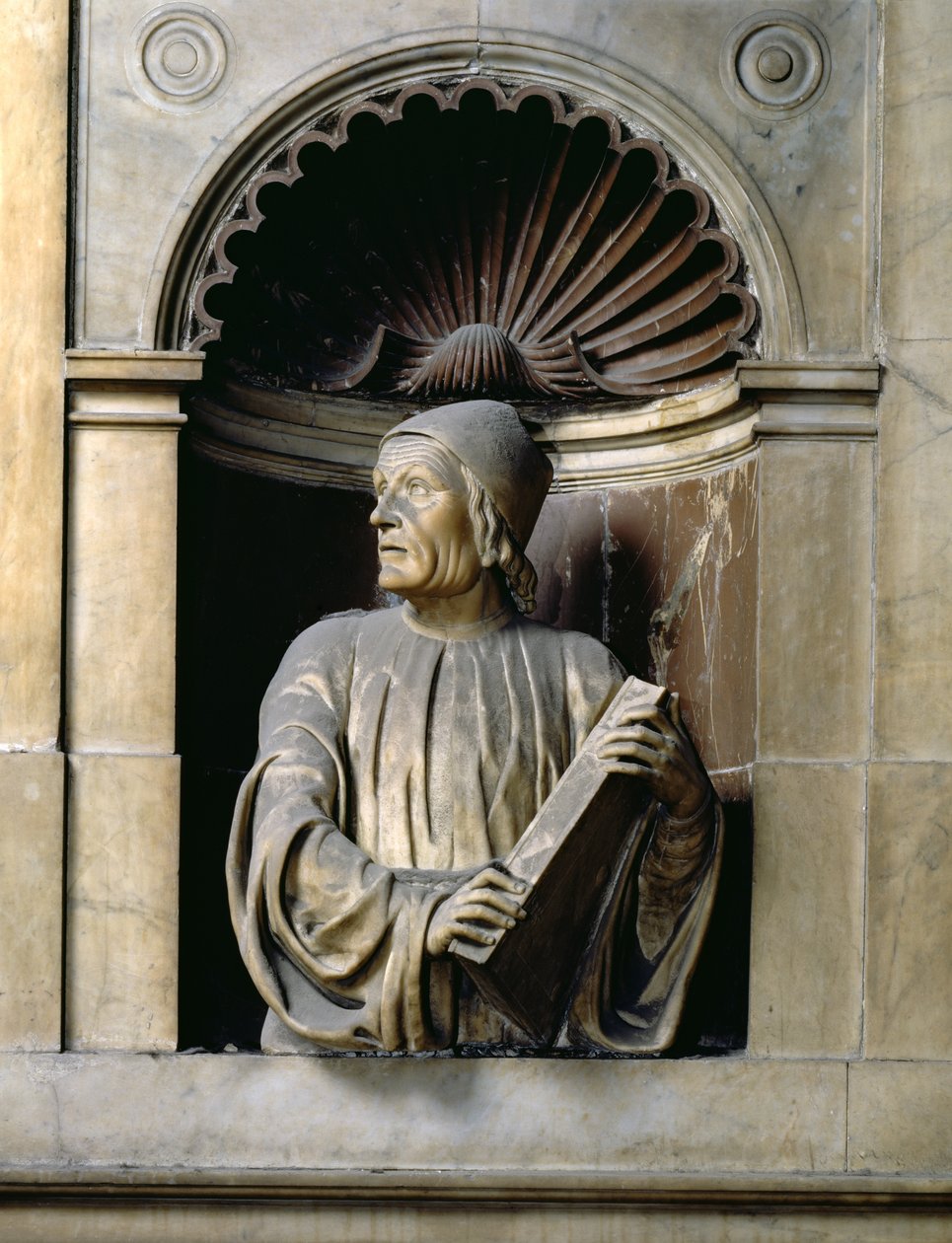 Marsilio Ficino (1433-1499) 1521 (marmori) tekijältä Andrea di Piero Ferrucci