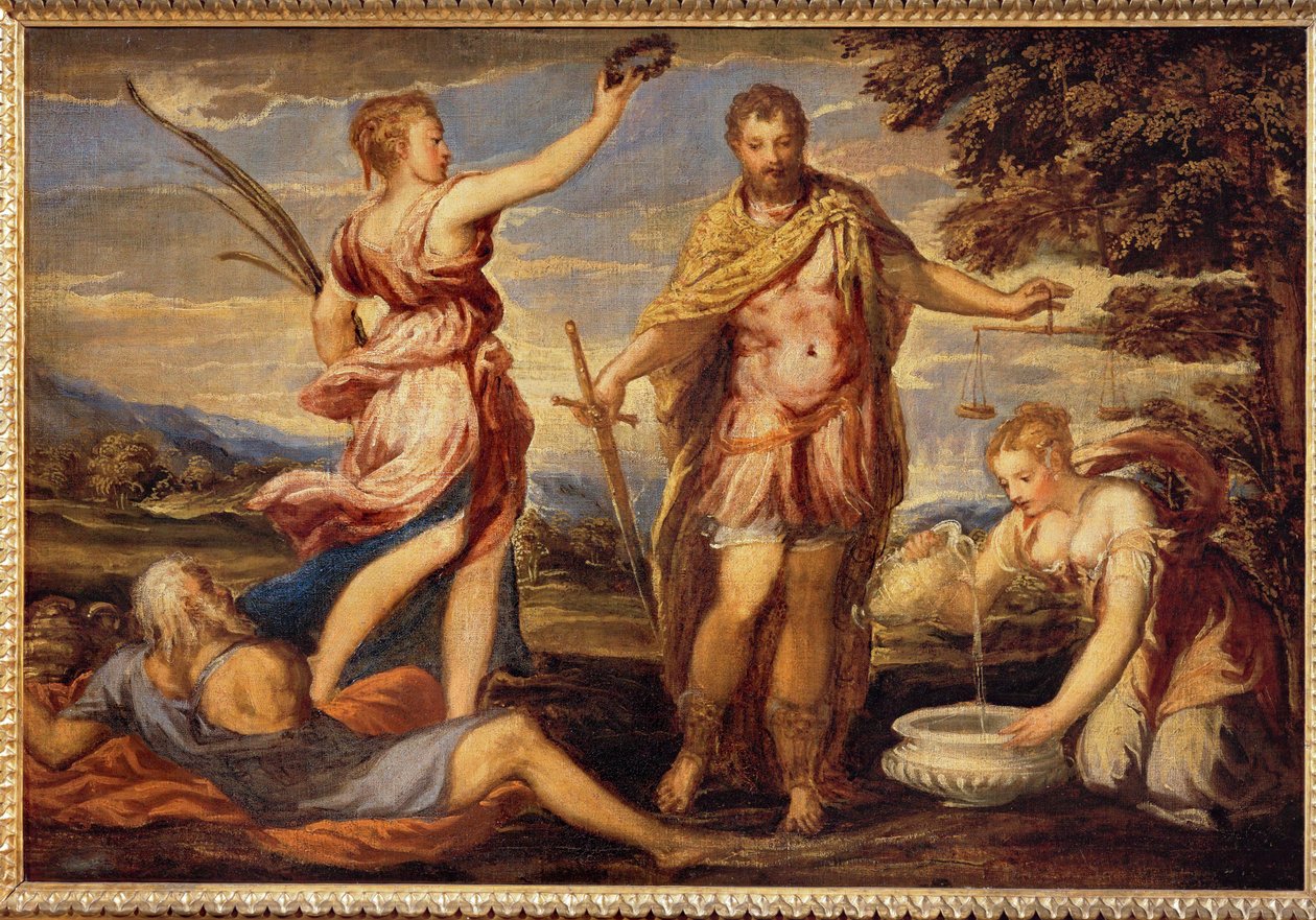 Scipio Africanus Noin 1555/60 tekijältä Andrea (fl.1527/30-63) Schiavone