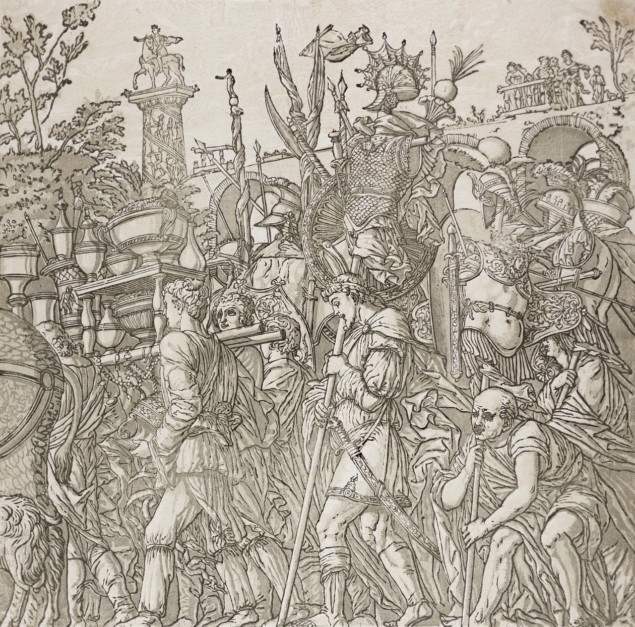 Caesarin voitto, 1599 tekijältä Andrea Andreani