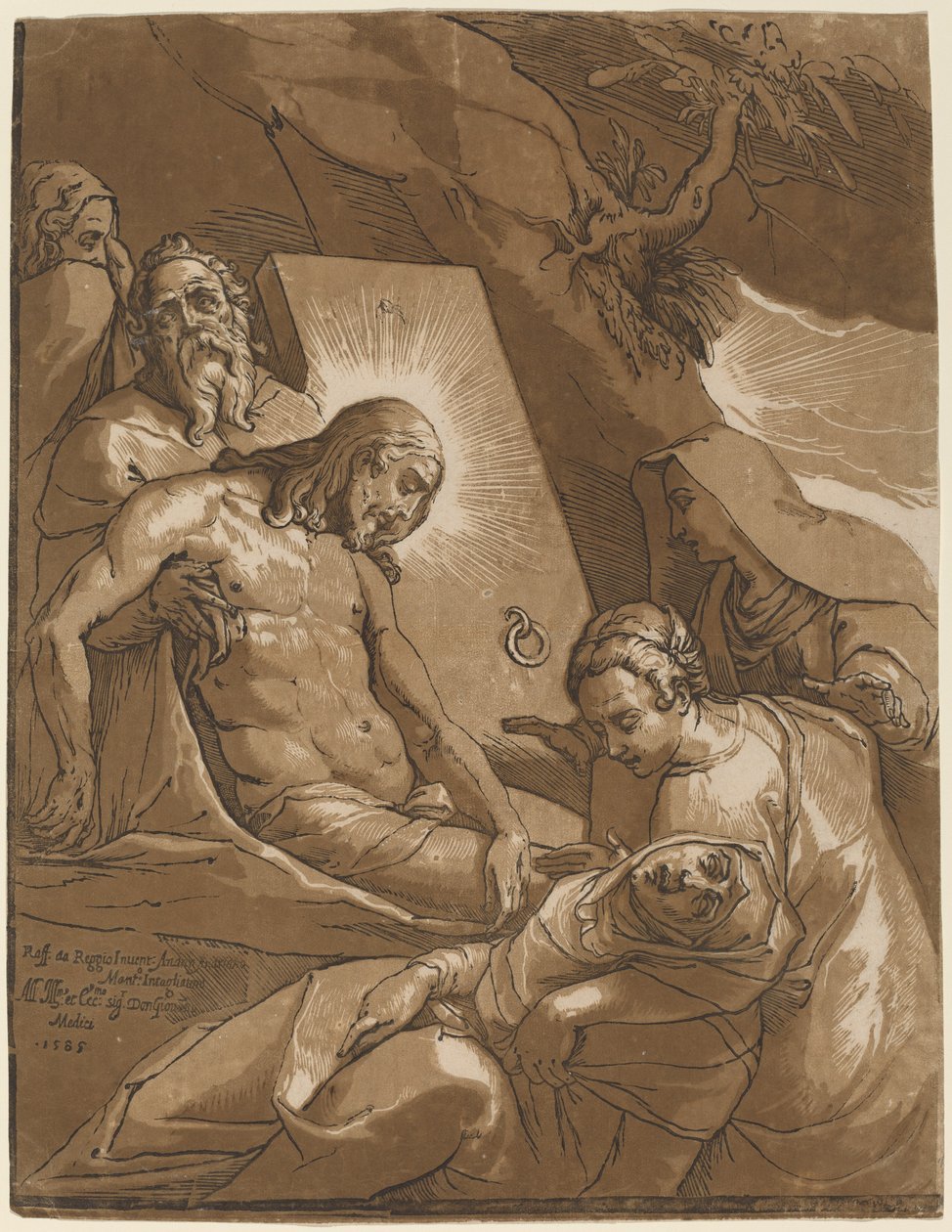 Hautaus tekijältä Andrea Andreani after Raffaello Motta
