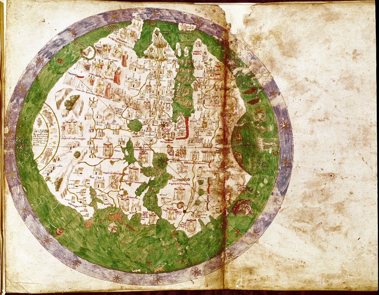 Merimieskartoittaja Andrea Biancon maailmankartta (1400-luku) tekijältä Andrea Bianco