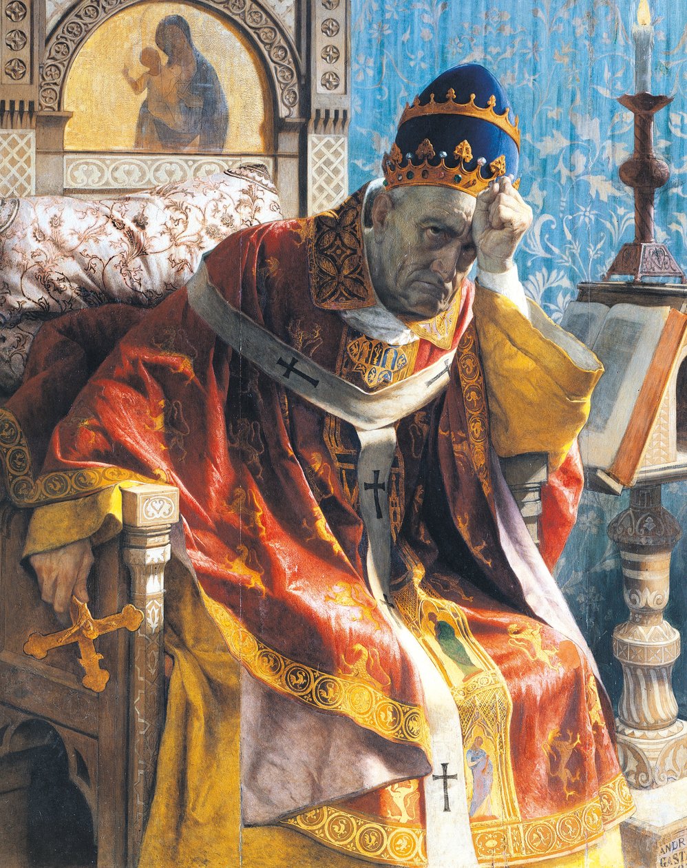 Bonifatius VIII (Anagni, noin 1230-Rooma tekijältä Andrea Gastaldi
