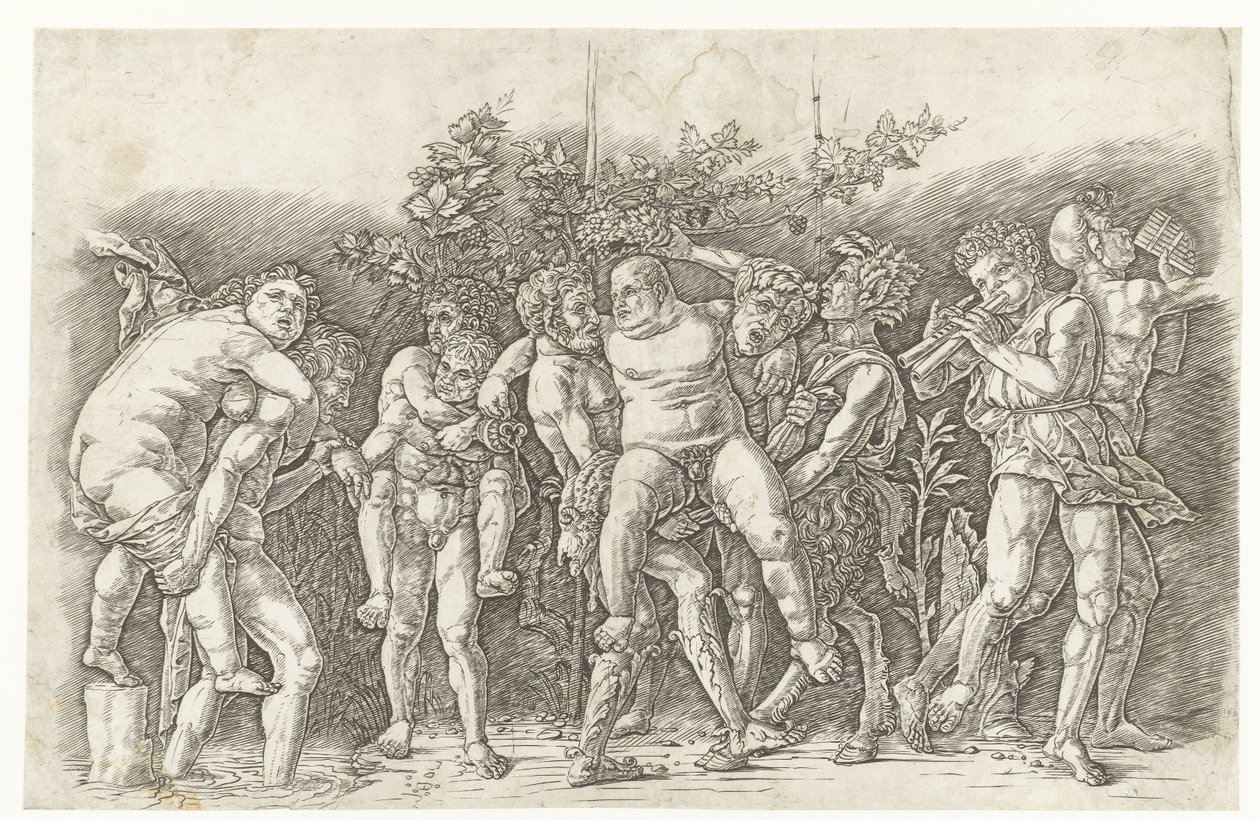 Bacchanal tapasi Silenuksen tekijältä Andrea Mantegna
