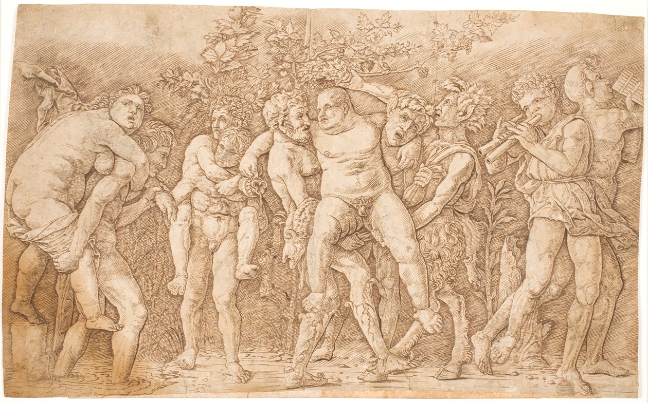 Takakanava Silénillä tekijältä Andrea Mantegna