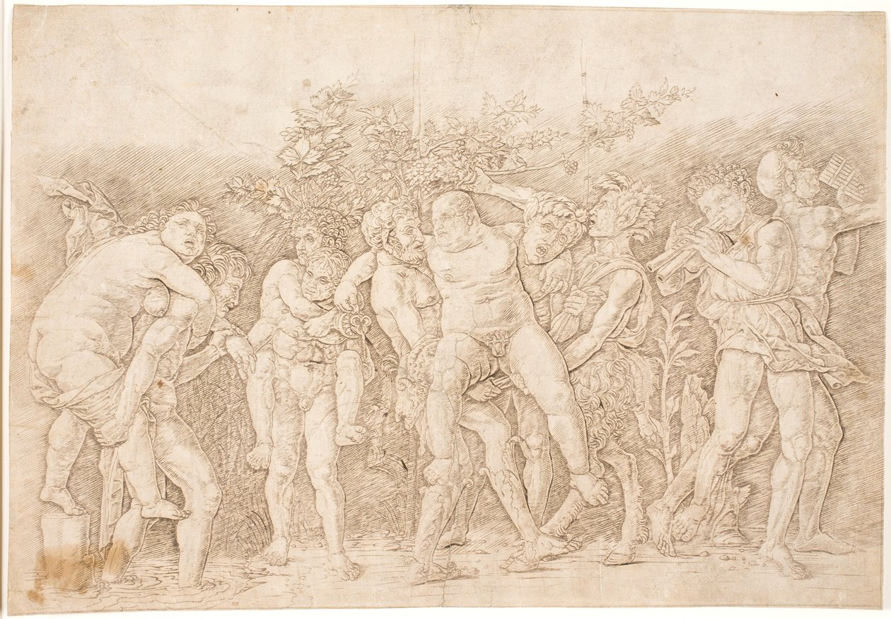 Takakanava Silénillä tekijältä Andrea Mantegna