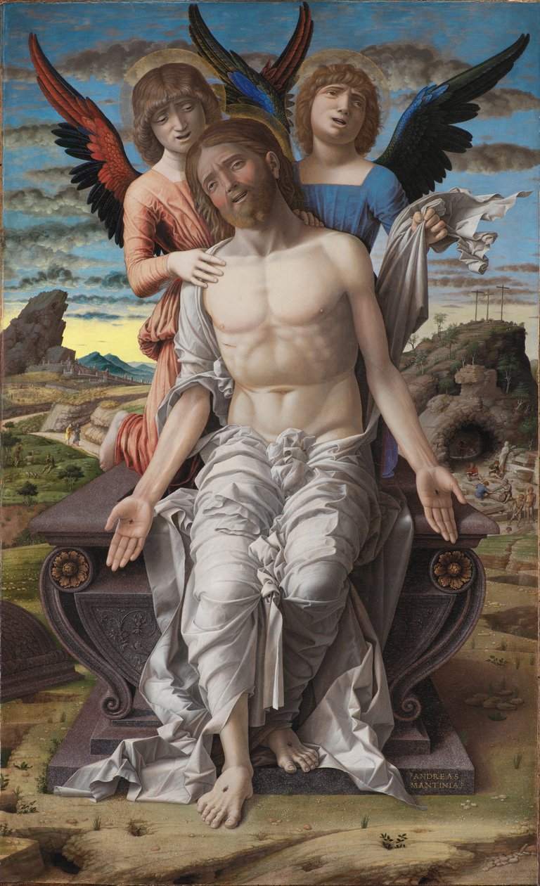 Kristus kärsivänä Lunastajana tekijältä Andrea Mantegna