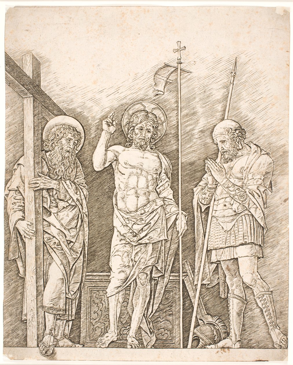 Ylösnoussut Kristus tekijältä Andrea Mantegna