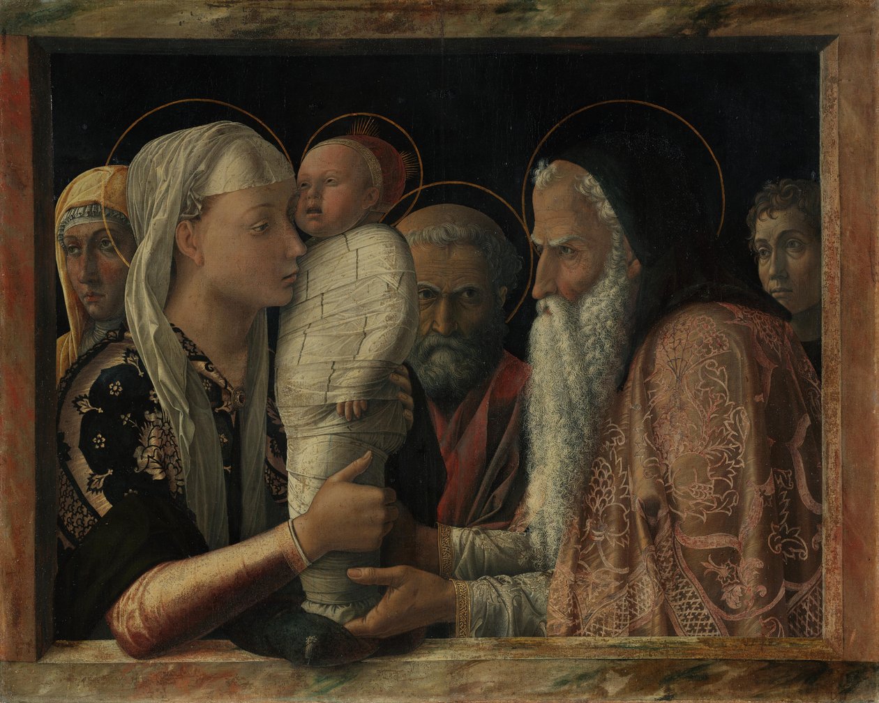 Kristuksen esittely temppelissä tekijältä Andrea Mantegna