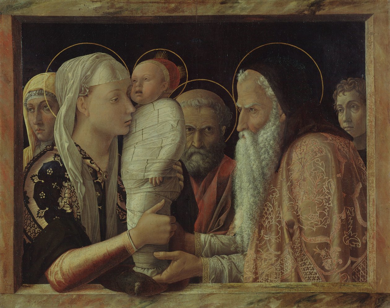 Kristuksen temppeliintuominen tekijältä Andrea Mantegna