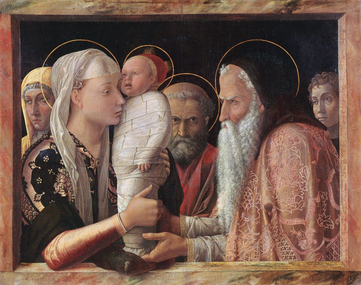 Saksa: Die Darbietung Christi im Tempel Esittely temppelissä tekijältä Andrea Mantegna
