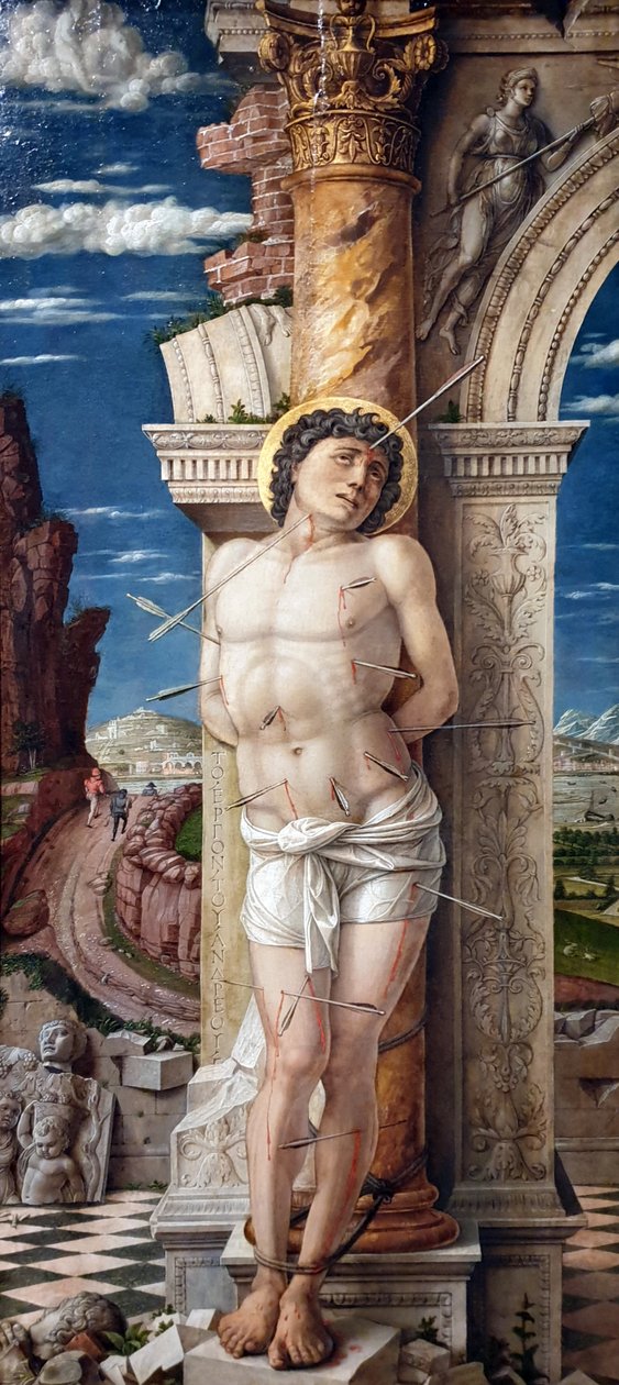 Saksa: Hl. Sebastian Saint Sebastian tekijältä Andrea Mantegna