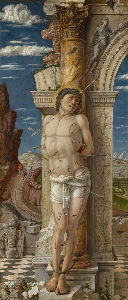 Saksa: Hl. Sebastian Saint Sebastian tekijältä Andrea Mantegna