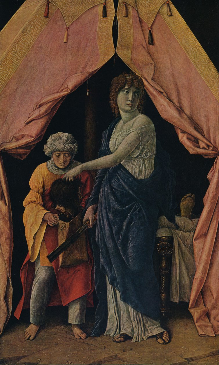 Judith Holofernesin pään kanssa, 1495-1500 tekijältä Andrea Mantegna