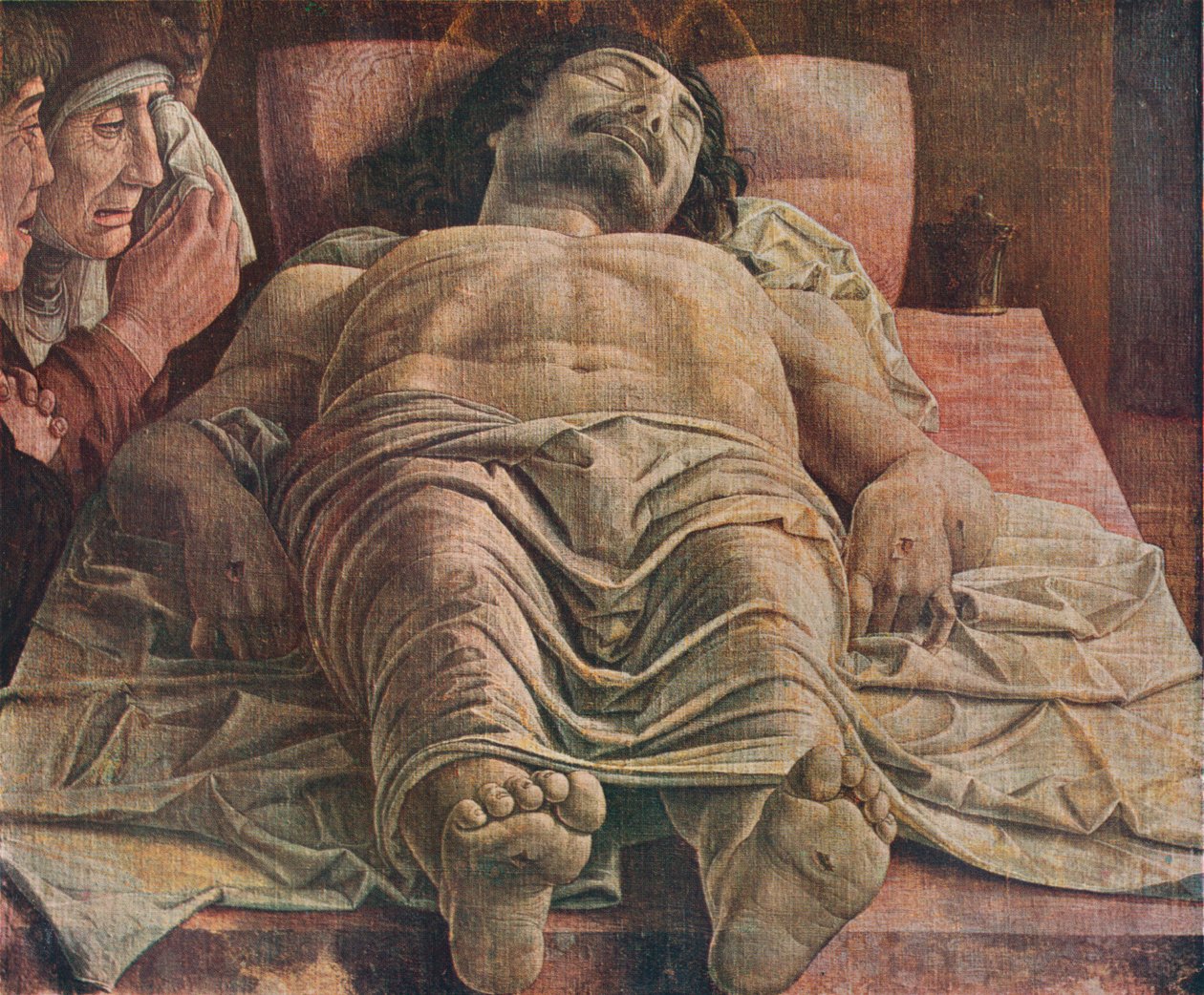 Valituslaulu kuolleesta Kristuksesta, 1470-1474, 1930. tekijältä Andrea Mantegna