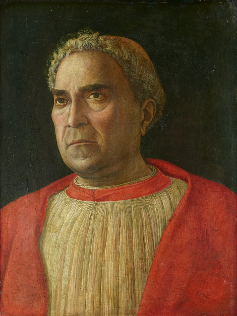 Kardinaali Lodovico Trevisanin muotokuva tekijältä Andrea Mantegna