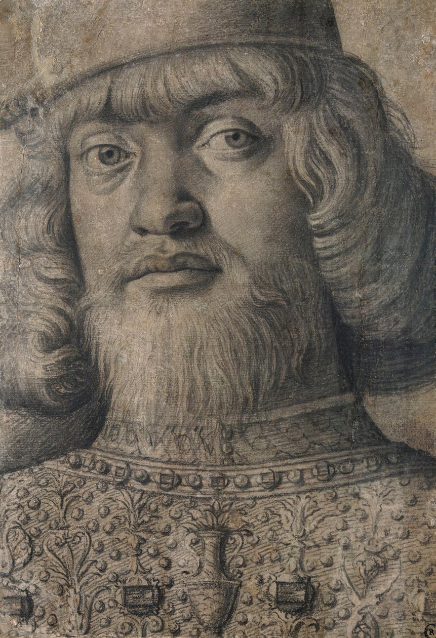 Porträt von Francesco II Gonzaga, 4. Markgraf von Mantua (1466-1519) tekijältä Andrea Mantegna