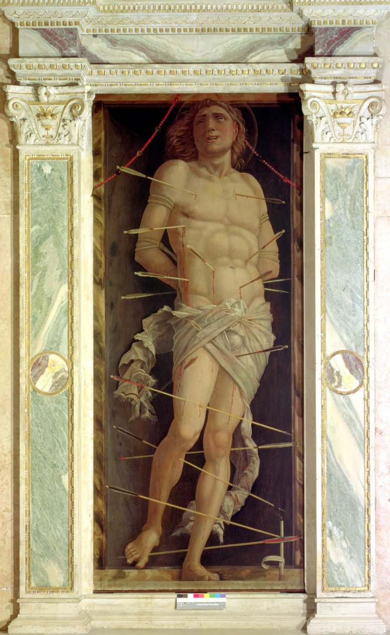 Pyhä Sebastian tekijältä Andrea Mantegna