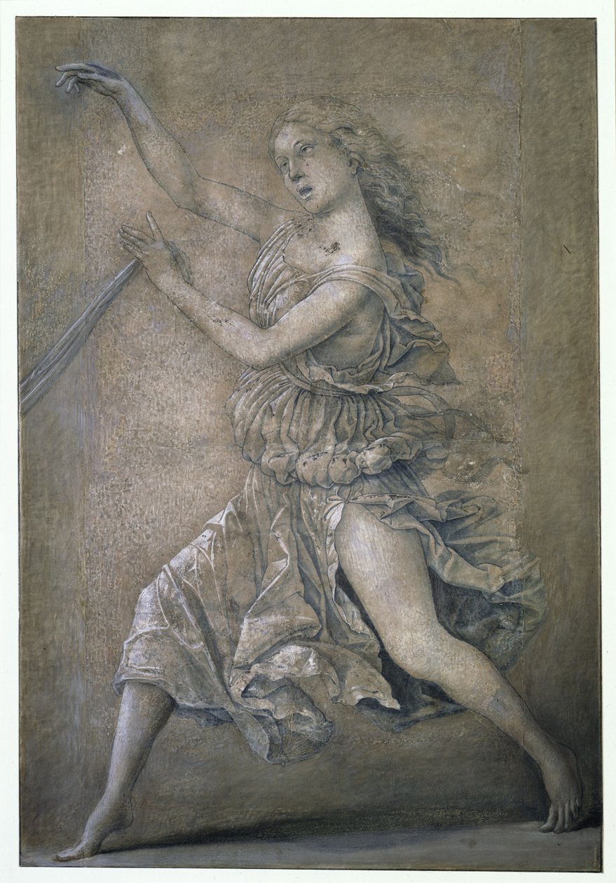 Tanssiva muusa tekijältä Andrea Mantegna