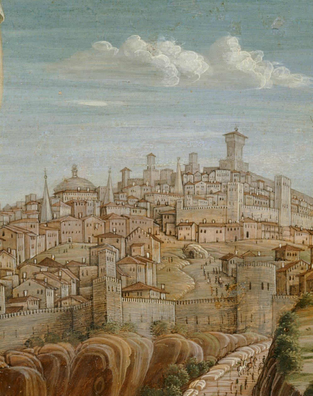 Ristiinnaulitseminen. Predellan keskipaneeli pääkirkon ... tekijältä Andrea Mantegna