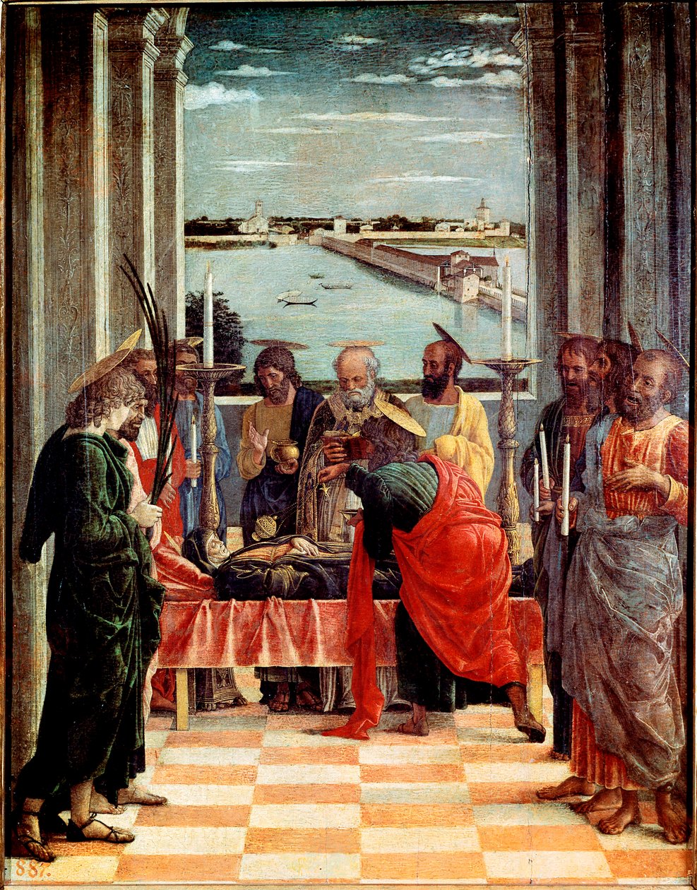 Neitsyen kuolema (maalaus tekijältä Andrea Mantegna