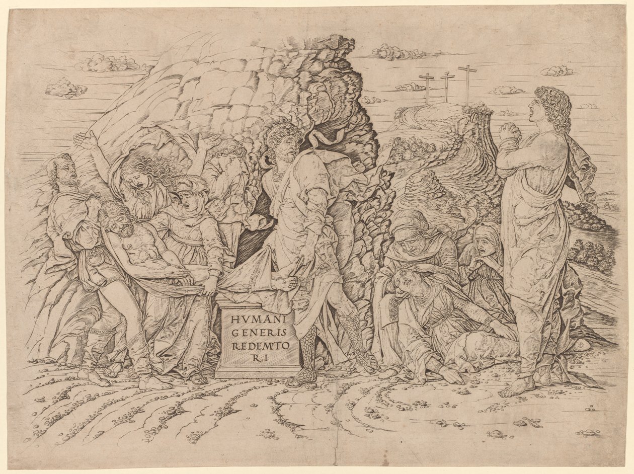 Hautaus tekijältä Andrea Mantegna