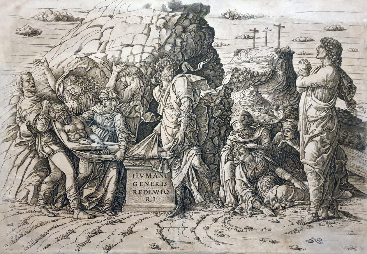 Hautaaminen tekijältä Andrea Mantegna