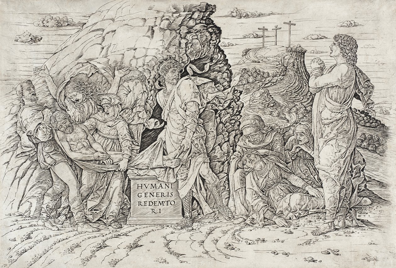 Hautaaminen tekijältä Andrea Mantegna