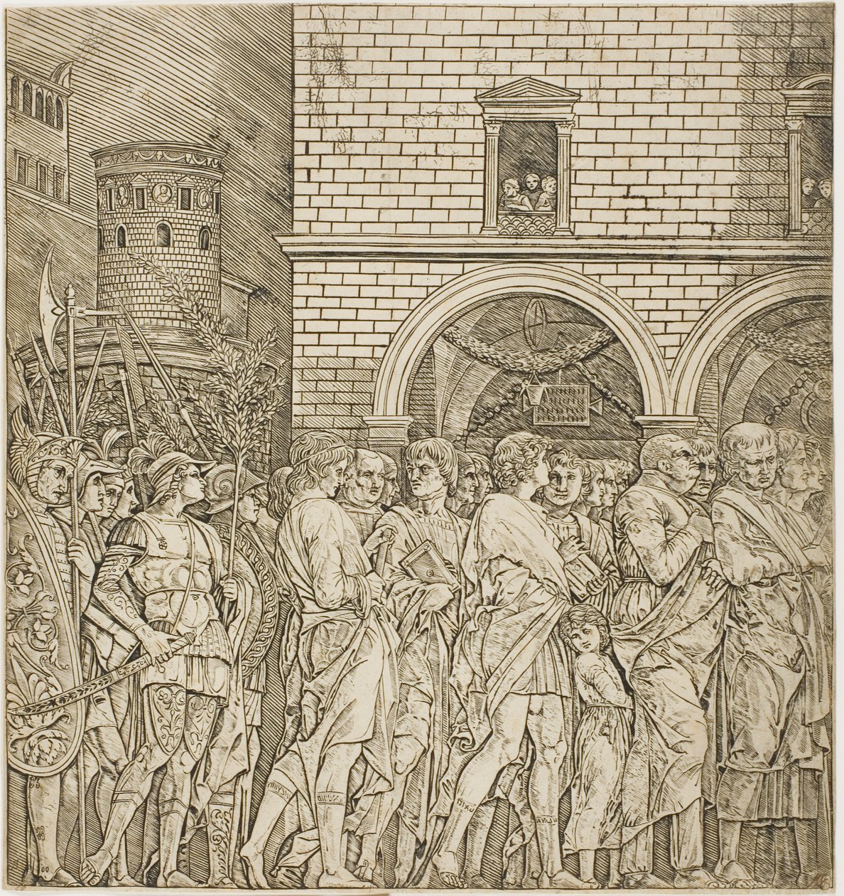 Senaattorit, Triumph of Caesarista tekijältä Andrea Mantegna