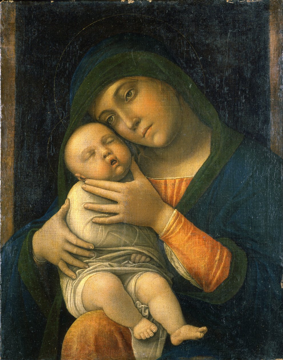 Neitsyt ja lapsi tekijältä Andrea Mantegna