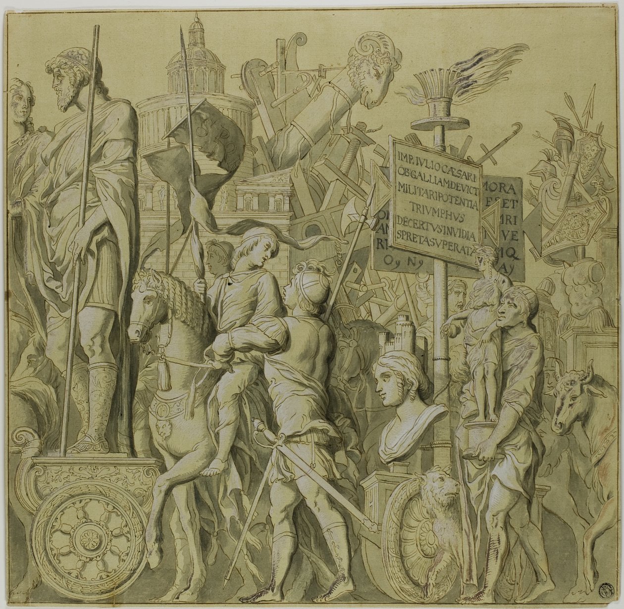 Julius Caesarin voitot: Kangas nro II tekijältä Andrea Mantegna