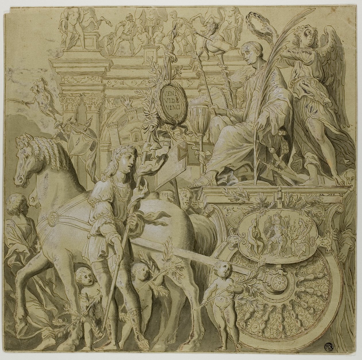 Julius Caesarin voitot: Kangas nro IX tekijältä Andrea Mantegna