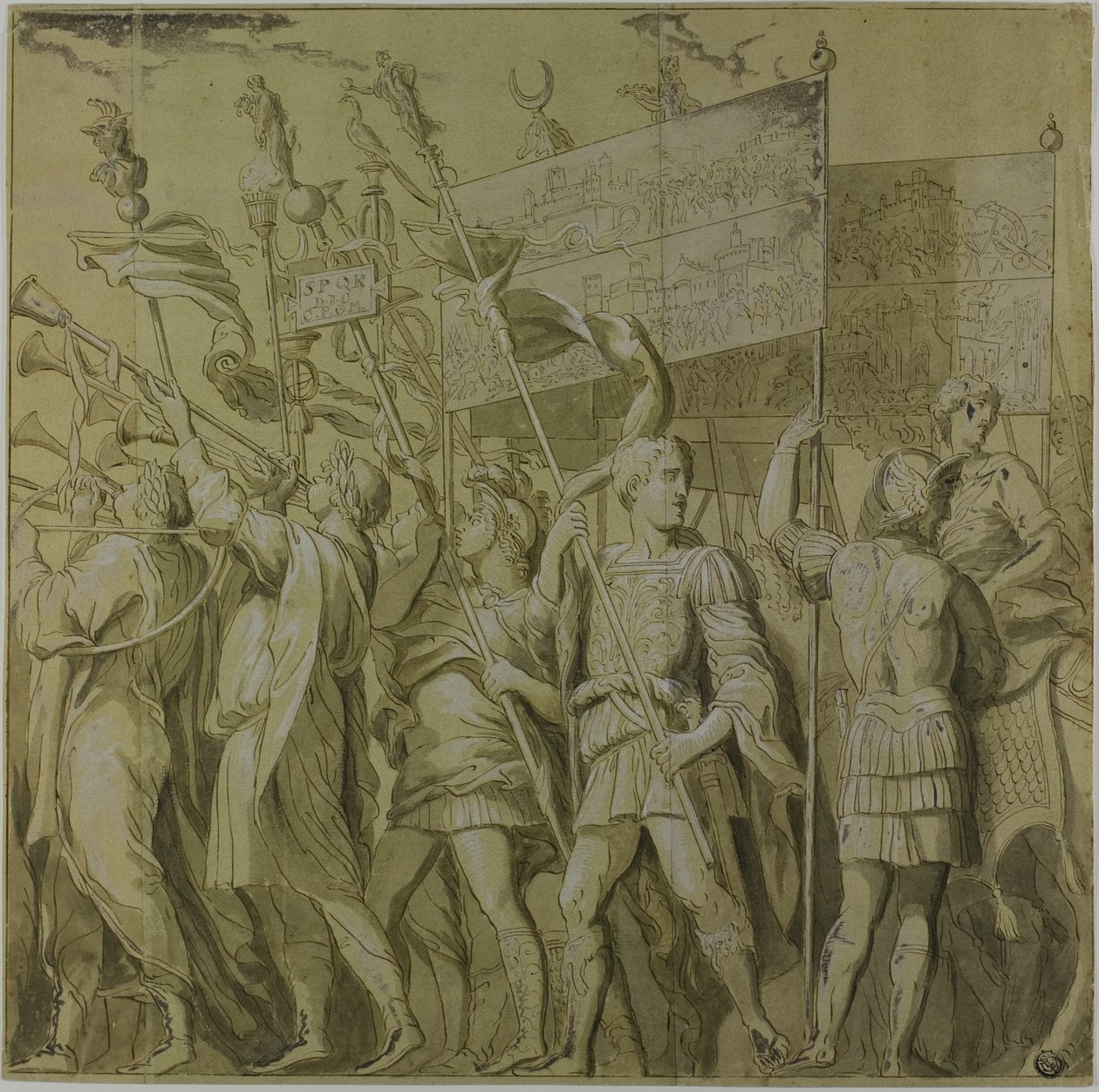 Julius Caesarin voitot: Kangas nro I tekijältä Andrea Mantegna