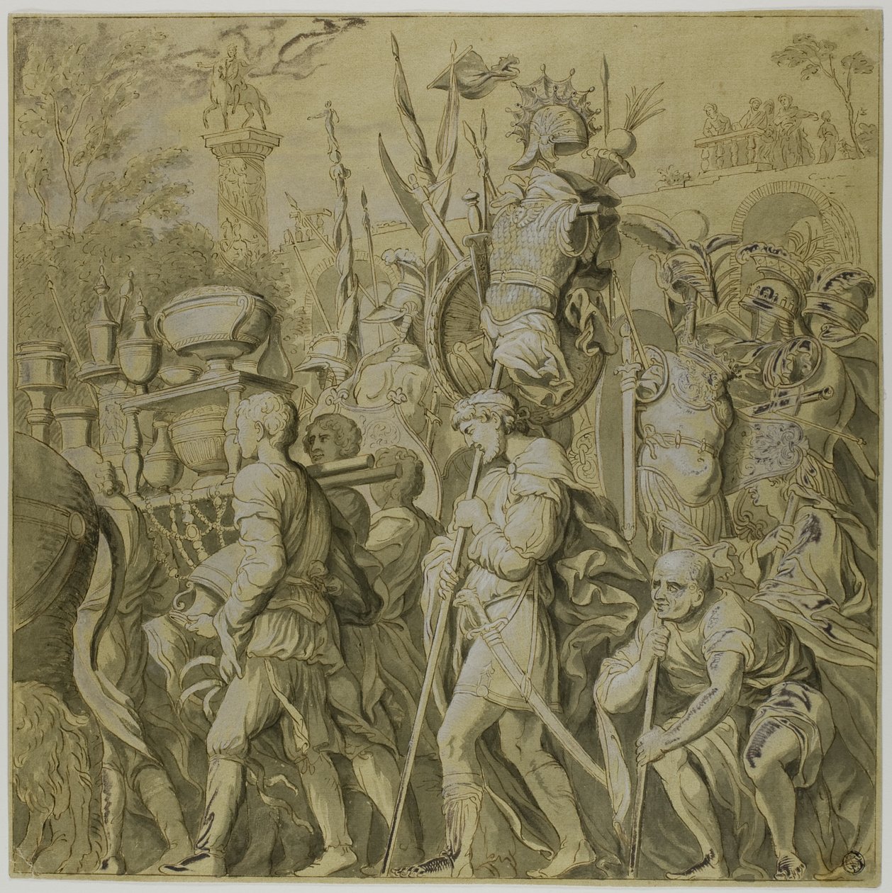 Julius Caesarin voitot: Kangas nro VI tekijältä Andrea Mantegna