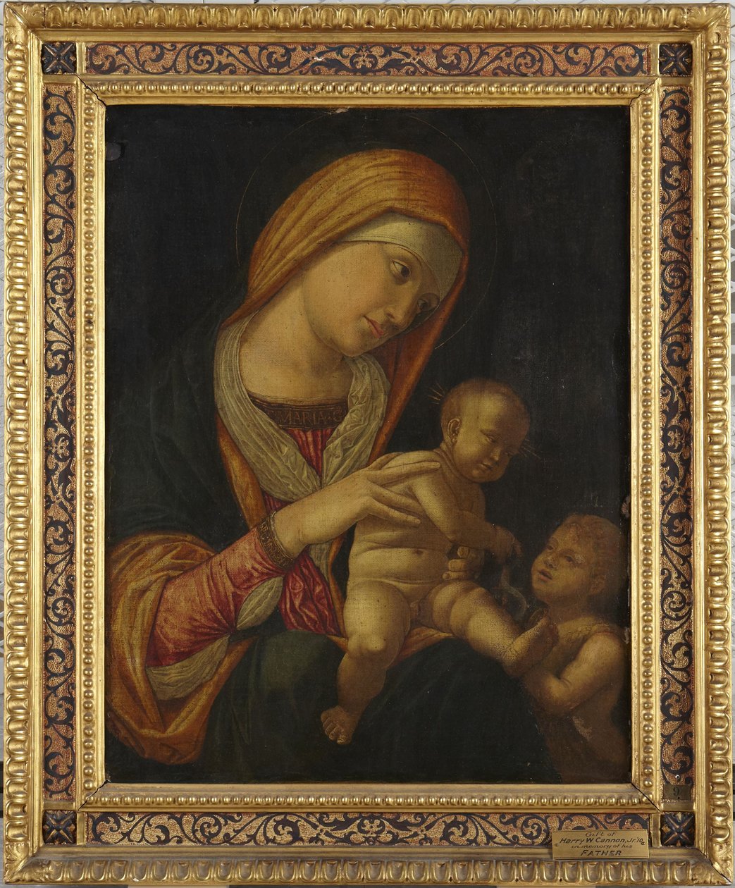 Neitsyt Maria ja Jeesus-lapsi tekijältä Andrea Mantegna