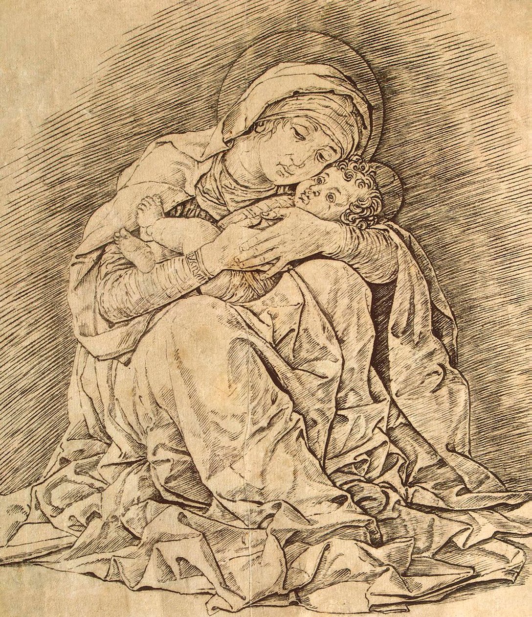 Neitsyt ja lapsi. tekijältä Andrea Mantegna