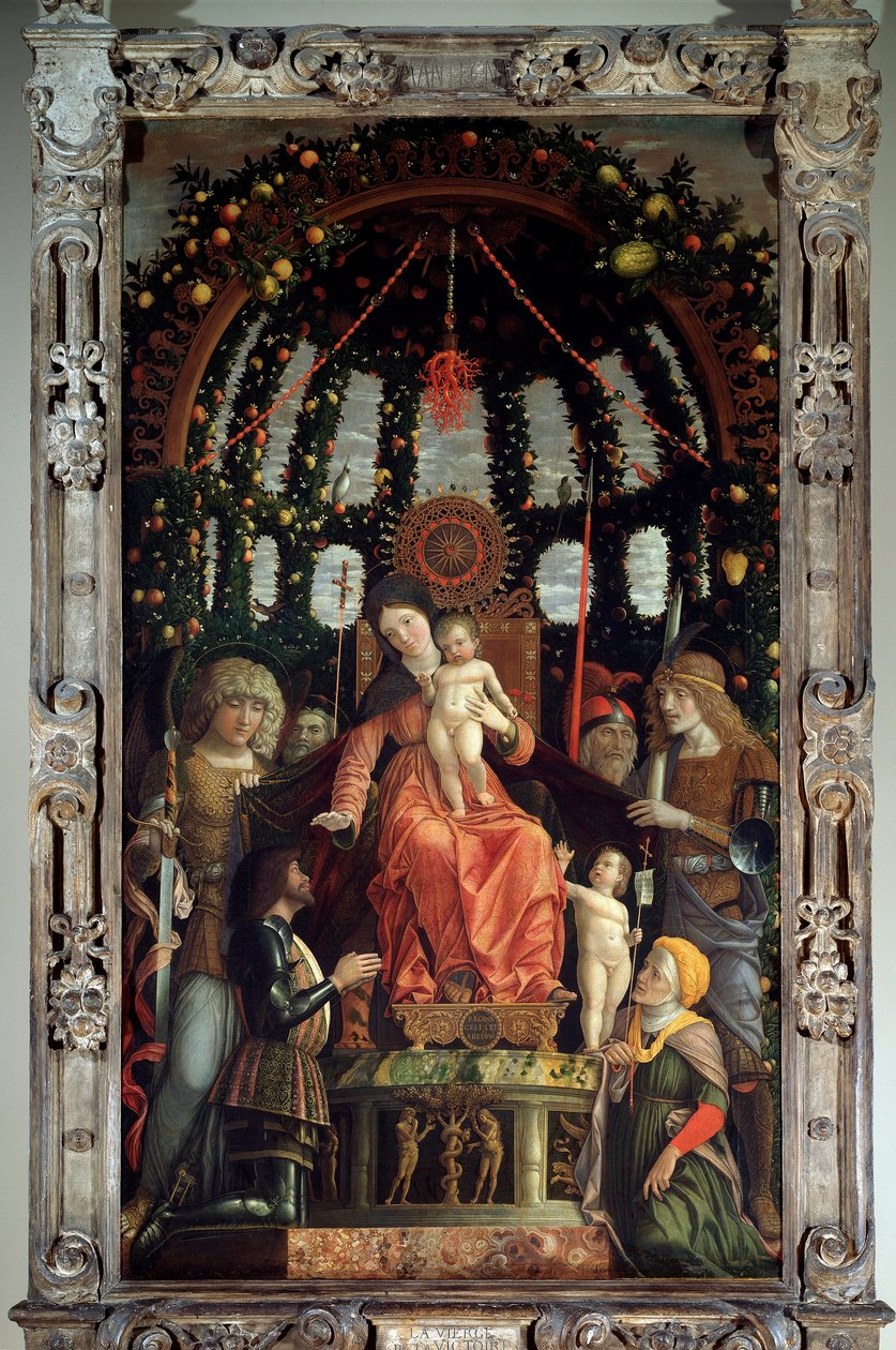 Voiton neitsyt (Voiton alttaritaulu) tekijältä Andrea Mantegna
