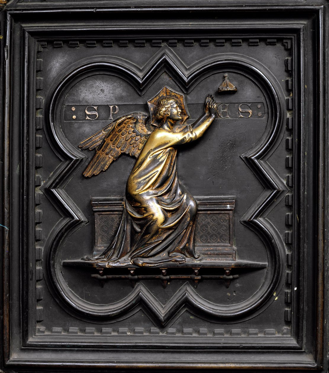 Hope, paneeli A San Giovannin kastekappelin eteläovista, 1336 (pronssi) tekijältä Andrea Pisano