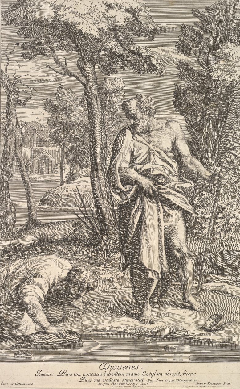 Diogenes, 1685-1734. tekijältä Andrea Procaccini
