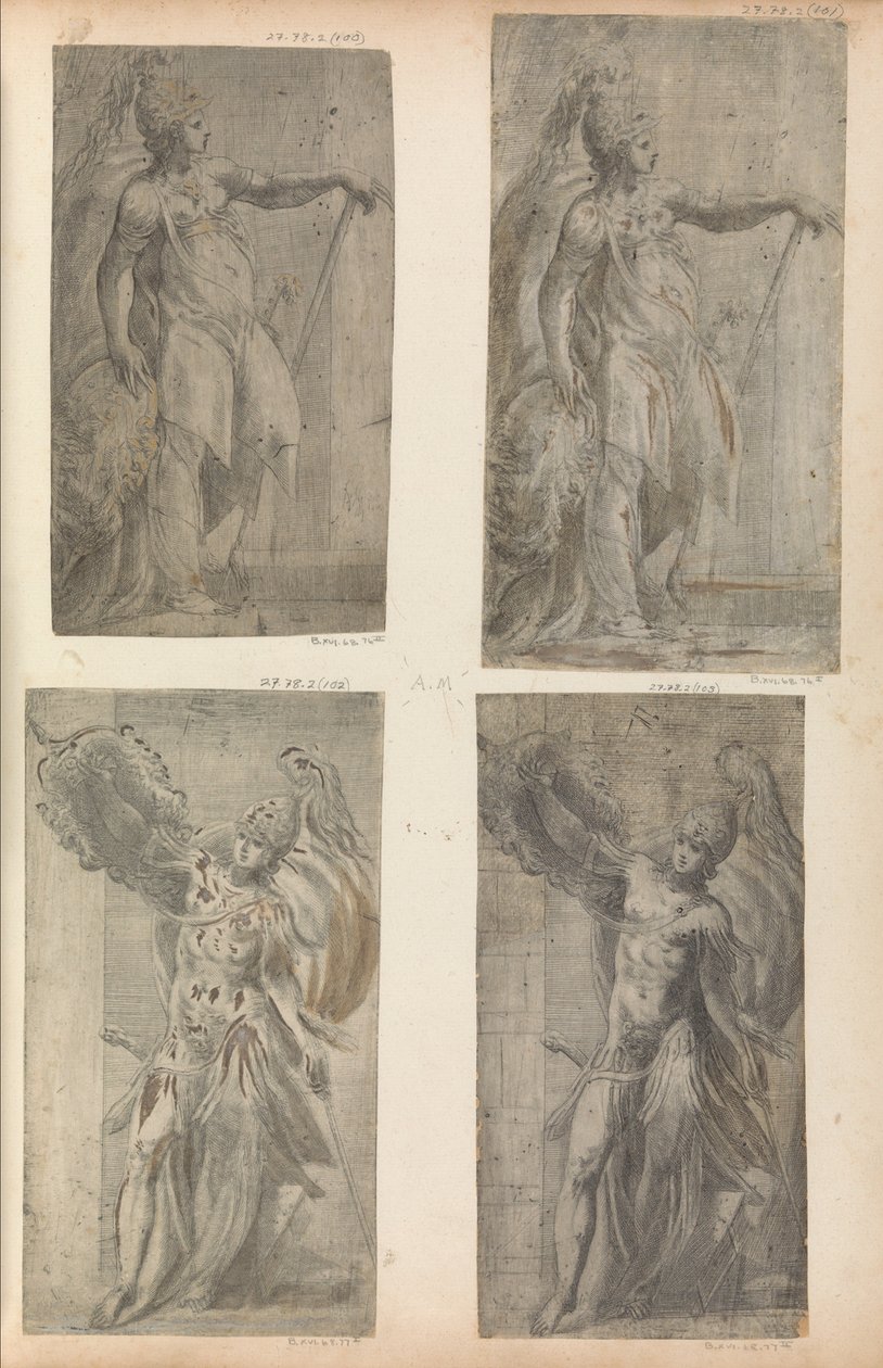 Bellona, ​​n. 1546-52. tekijältä Andrea Schiavone