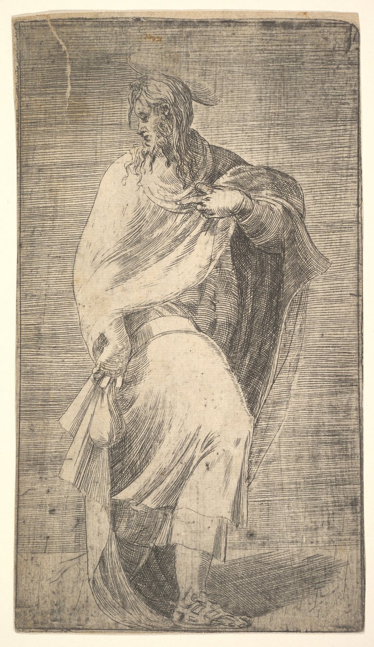 Pyhä Matteus, kirjasta "Kristus ja apostolit", n. 1548-50. tekijältä Andrea Schiavone