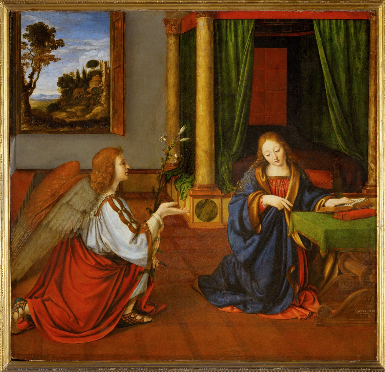 Ilmestyskirja1506 ... tekijältä Andrea Solario