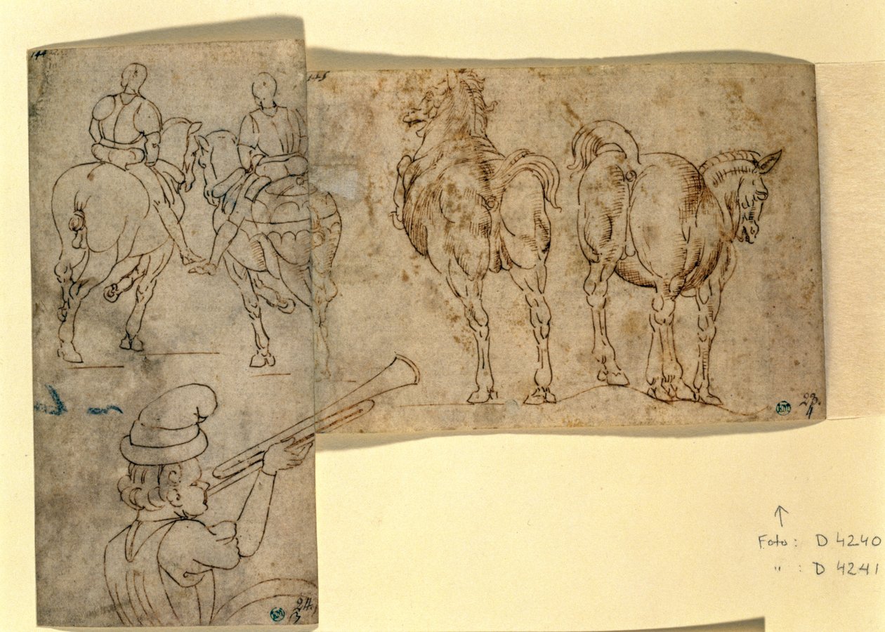 Huonekalut ja erilaiset esineet 1100- ja 1300-luvuilta tekijältä Andrea Verrocchio