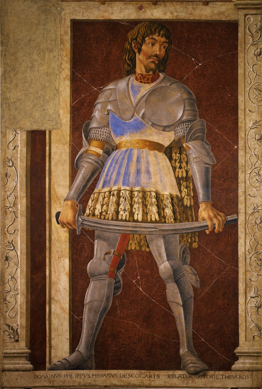 Pippo Spano, Niccolò Acciaiuoli, Francesco Petrarca tekijältä Andrea del Castagno