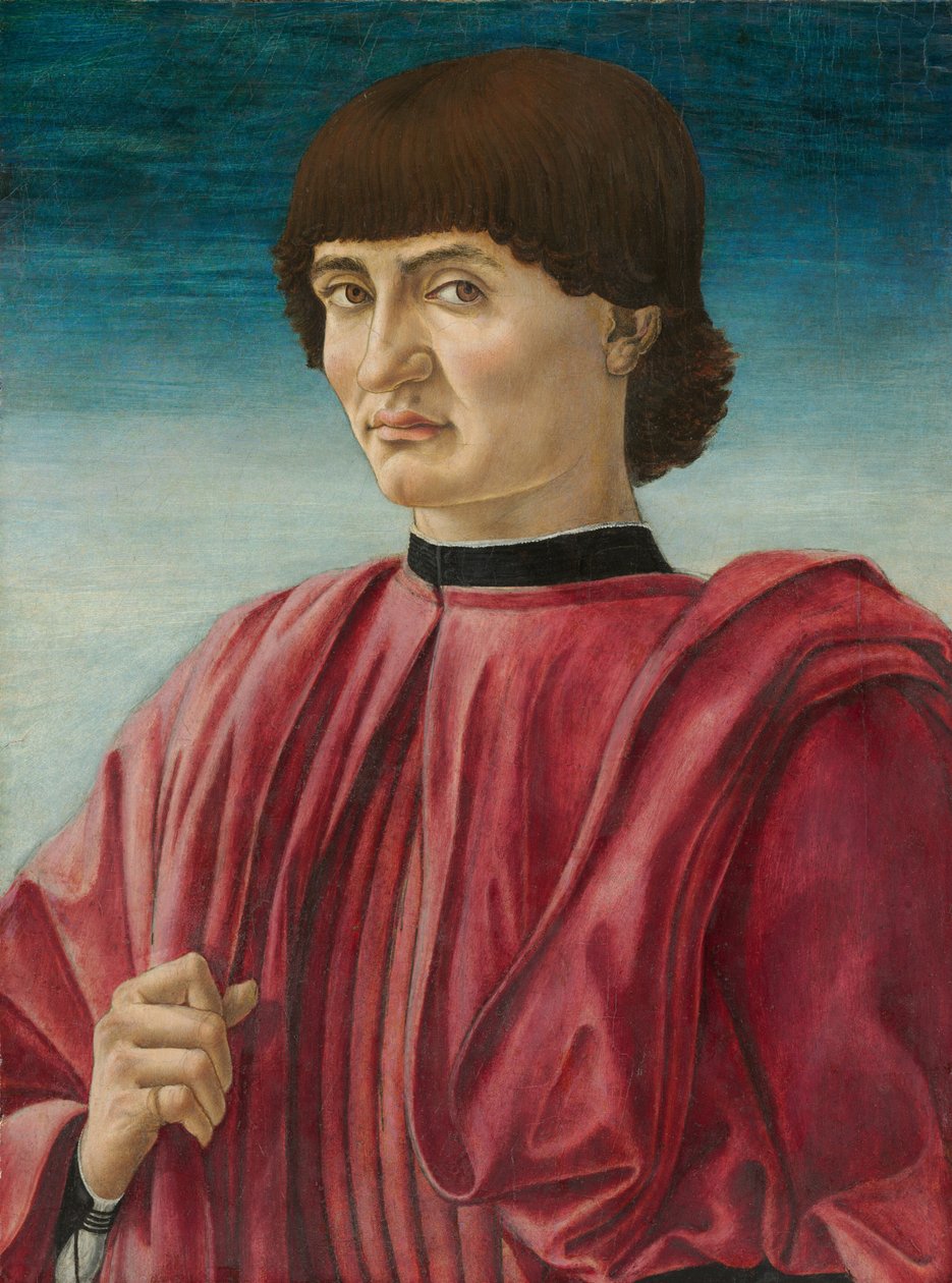 Miehen muotokuva tekijältä Andrea del Castagno